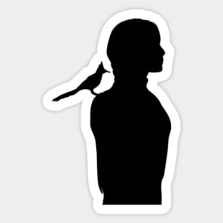 Katniss: Silhouette! Sticker